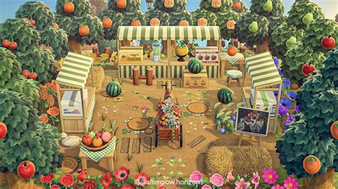 acnh farm ideas|animal crossing farmers market ideas.